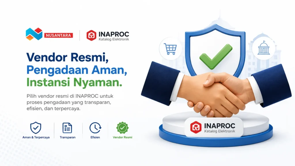 Kemitraan transparan dengan vendor pengadaan resmi Solusi Klik Nusantara di INAPROC.