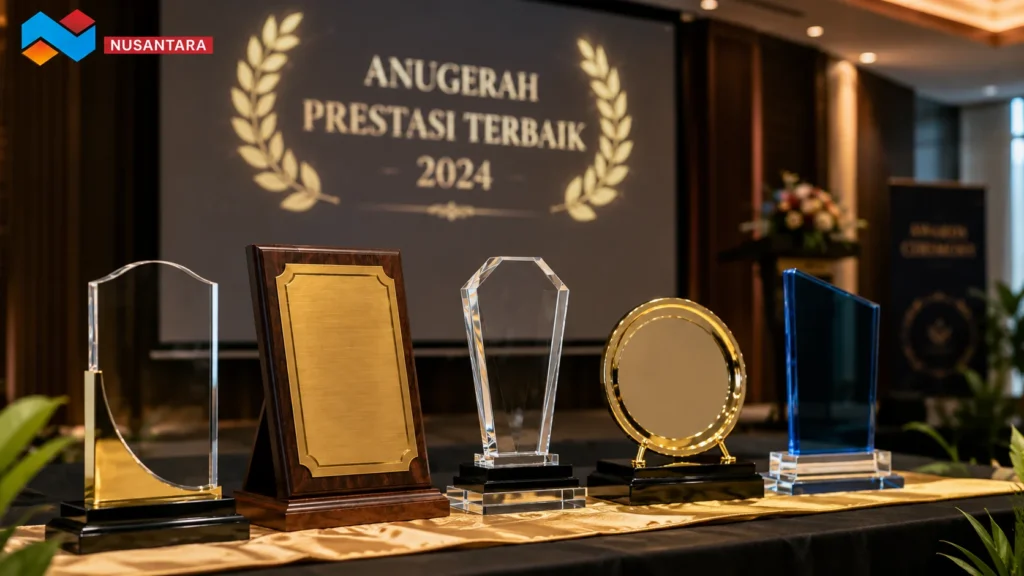 Perbandingan bahan plakat untuk kebutuhan penghargaan dan acara resmi