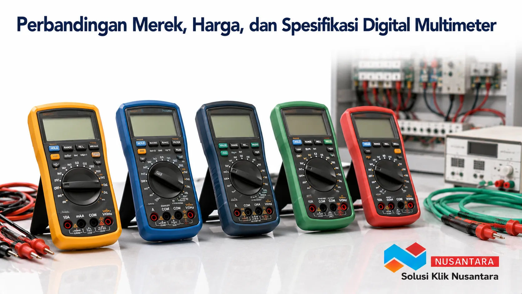 Perbandingan beberapa digital multimeter dengan variasi spesifikasi untuk mendukung kebutuhan pengadaan instansi.