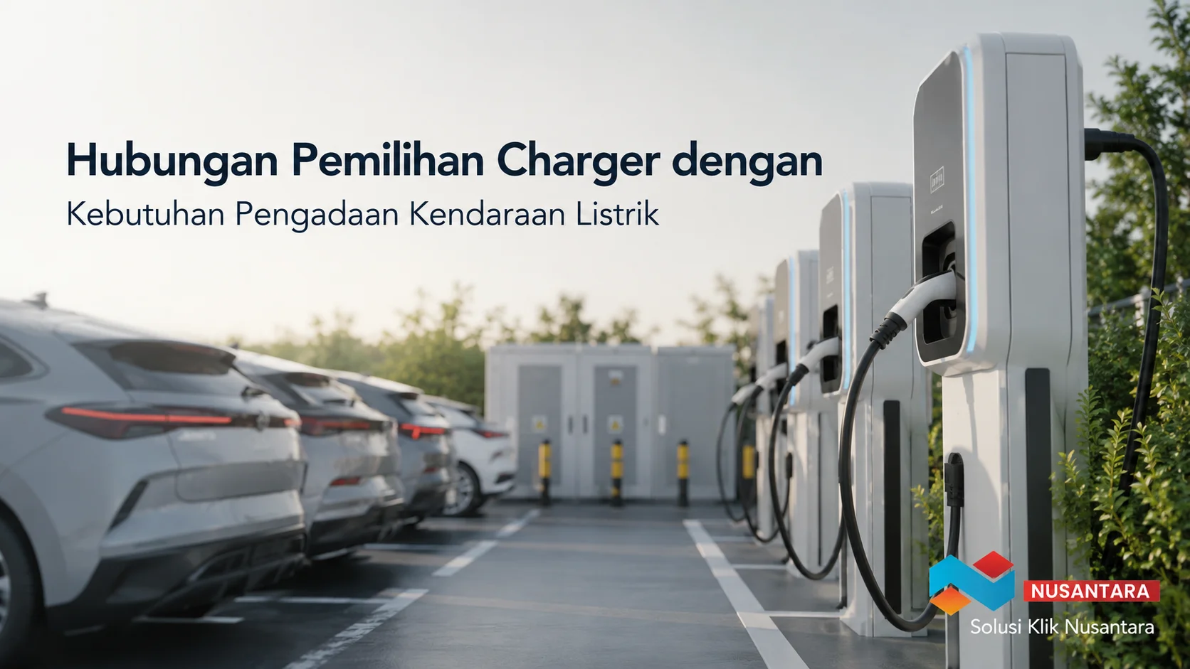 Charger mobil listrik untuk mendukung kebutuhan pengadaan kendaraan listrik.