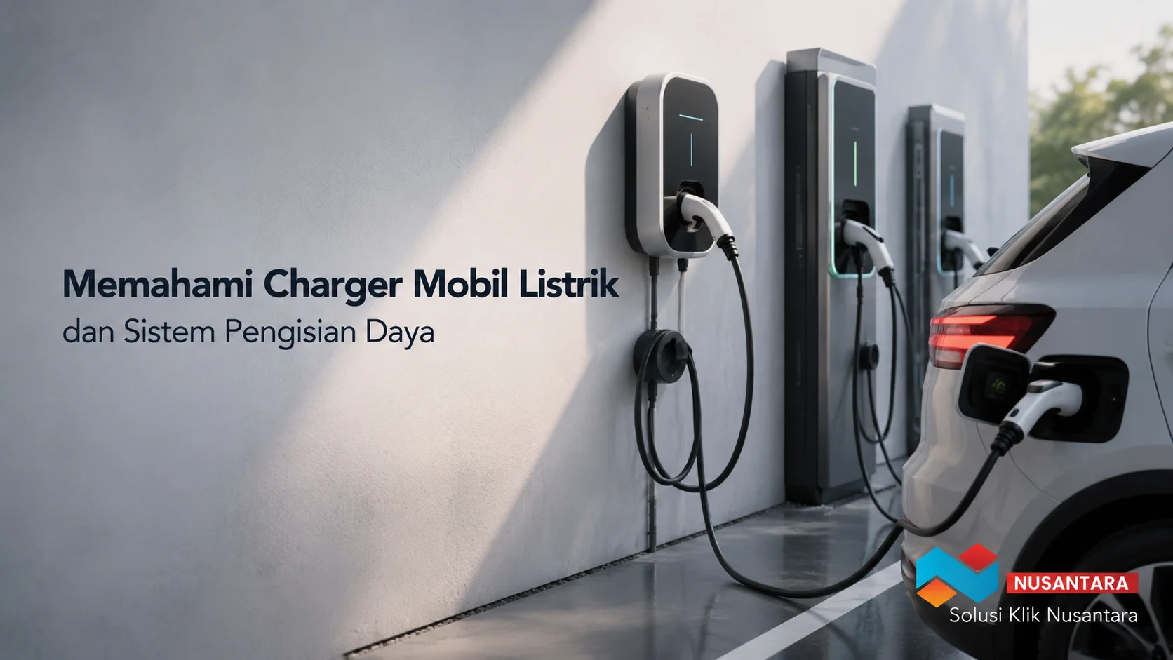 Jenis charger mobil listrik untuk berbagai kebutuhan pengisian daya.