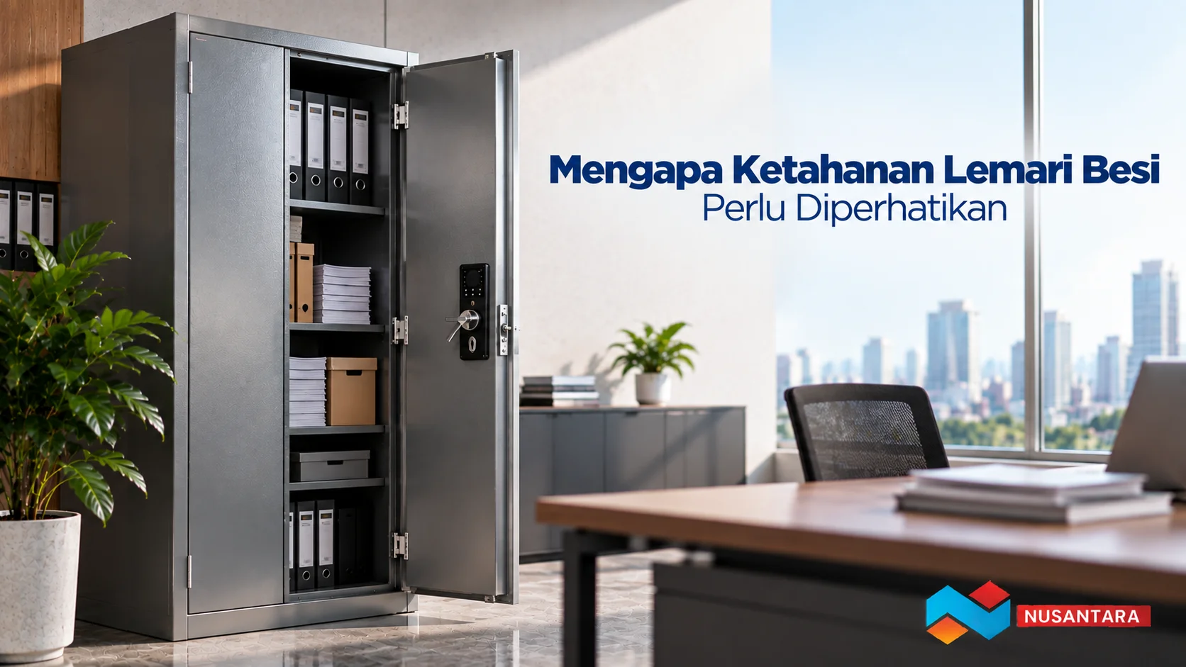 Ketahanan lemari besi untuk penyimpanan dokumen kantor