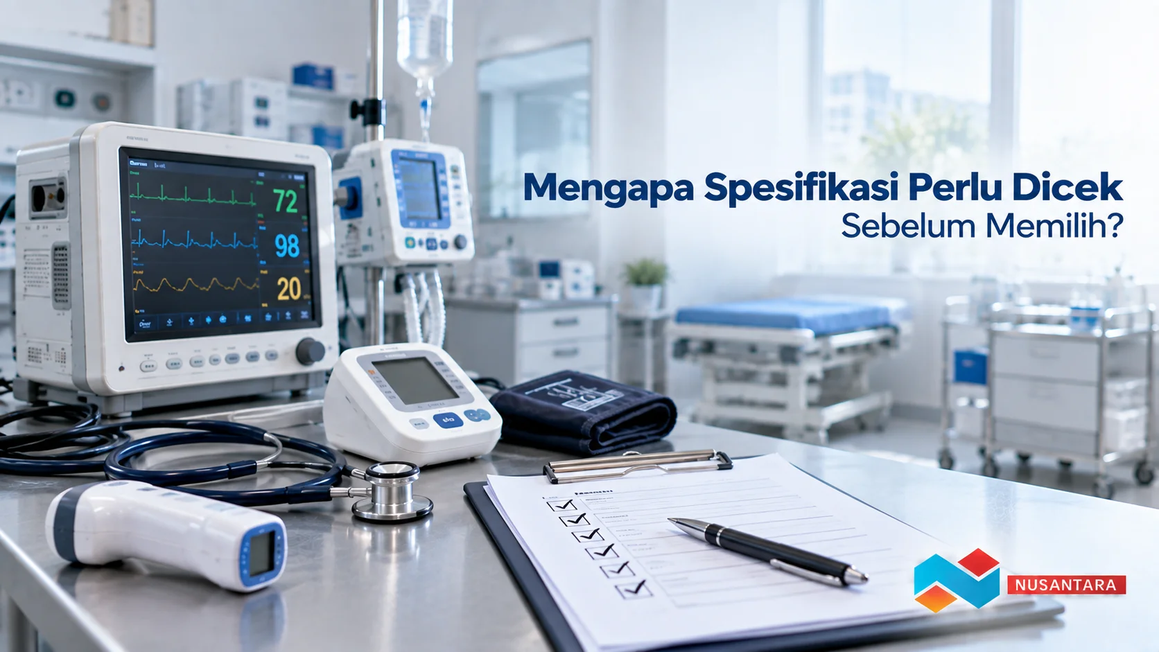 Spesifikasi alat kesehatan sebelum memilih