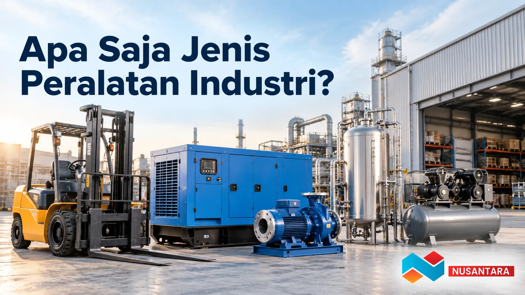Jenis peralatan industri untuk berbagai kebutuhan bisnis dan operasional