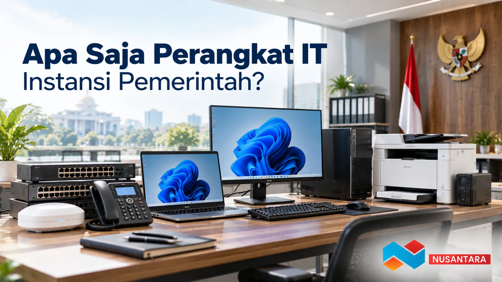 Jenis perangkat IT instansi pemerintah untuk mendukung kebutuhan operasional