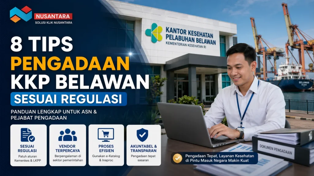 Ilustrasi pengadaan KKP Belawan sesuai regulasi Kemenkes untuk ASN