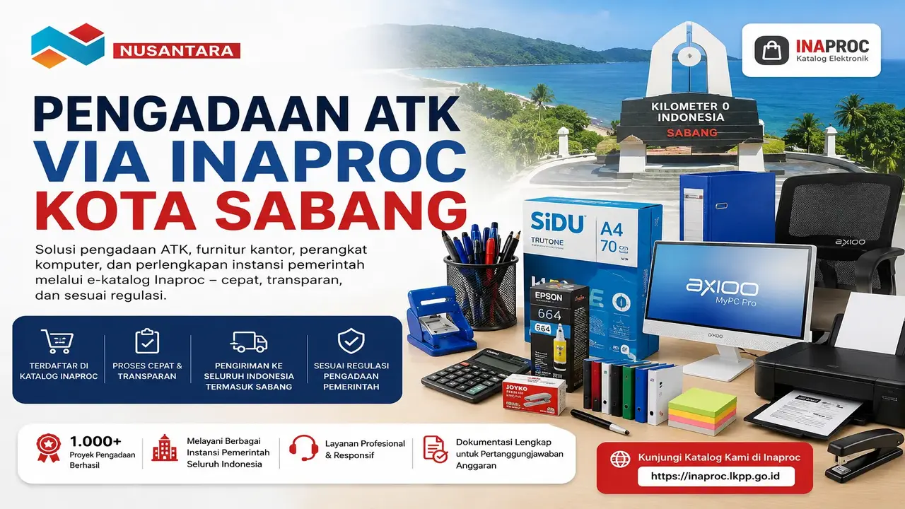 Pengadaan Inaproc Kota Sabang oleh Solusi Klik Nusantara untuk kebutuhan instansi pemerintah
