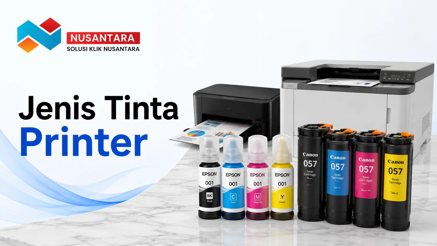 Jenis Tinta Printer Inkjet dan Laserjet untuk Berbagai Kebutuhan Cetak