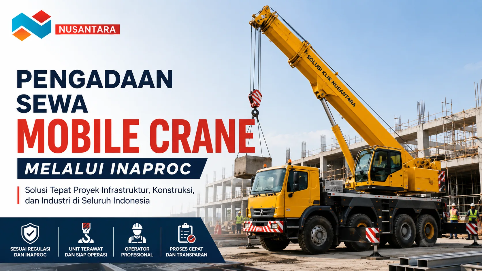 SOP Pengoperasian Mobile Crane sesuai standar K3 untuk operasional lifting yang aman dan efisien.