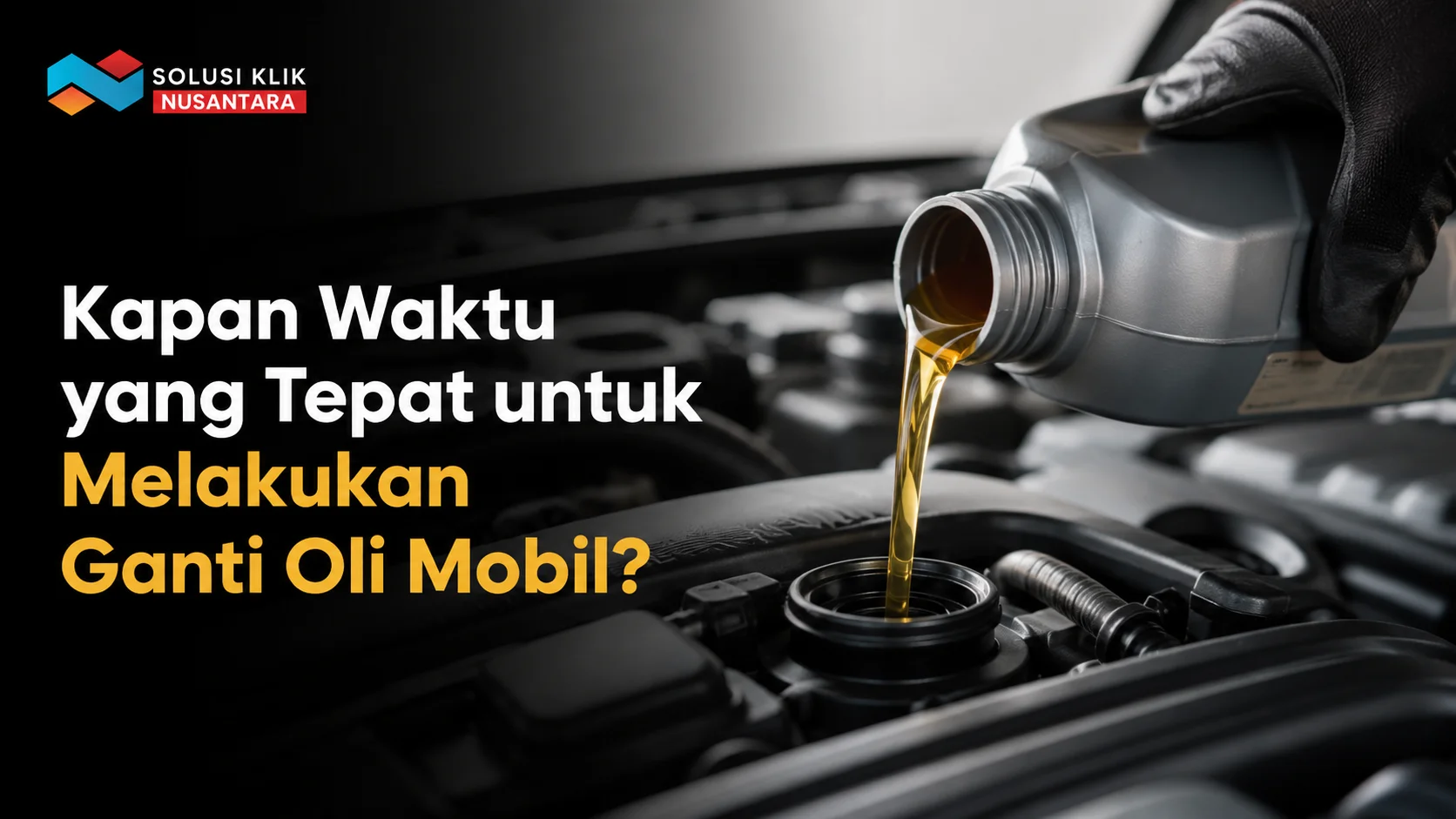 Ilustrasi jadwal ganti oli mobil untuk mengetahui waktu yang tepat melakukan penggantian oli mesin