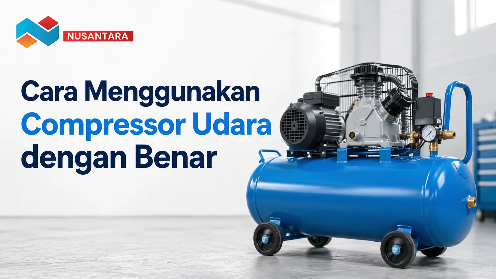 Cara menggunakan compressor udara dengan benar untuk pengoperasian yang aman dan efisien.