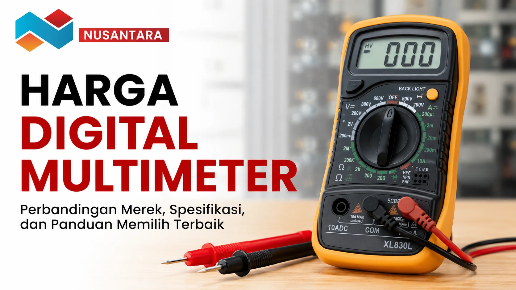 Harga Digital Multimeter berbagai merek untuk kebutuhan industri, laboratorium, dan pengadaan INAPROC