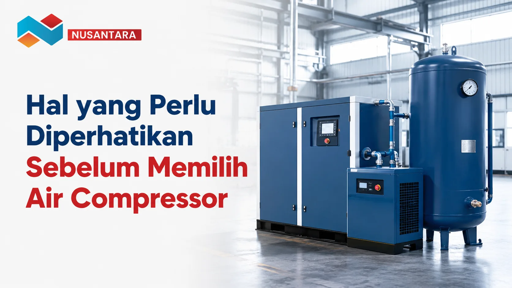 Penyedia Air Compressor Inaproc untuk membantu memilih air compressor sesuai kebutuhan industri dan pengadaan pemerintah