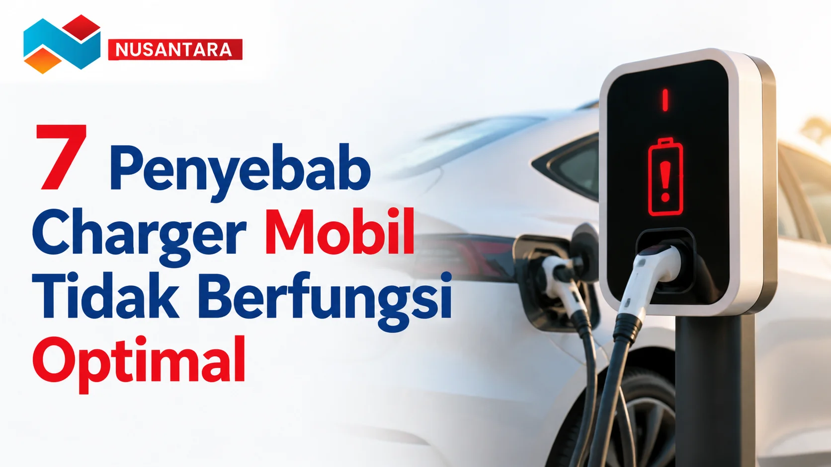 Katalog produk e-katalog menyediakan informasi Charger Mobil listrik dengan ilustrasi penyebab charger tidak berfungsi optimal, termasuk sistem pengisian daya kendaraan listrik dan komponen pendukungnya.
