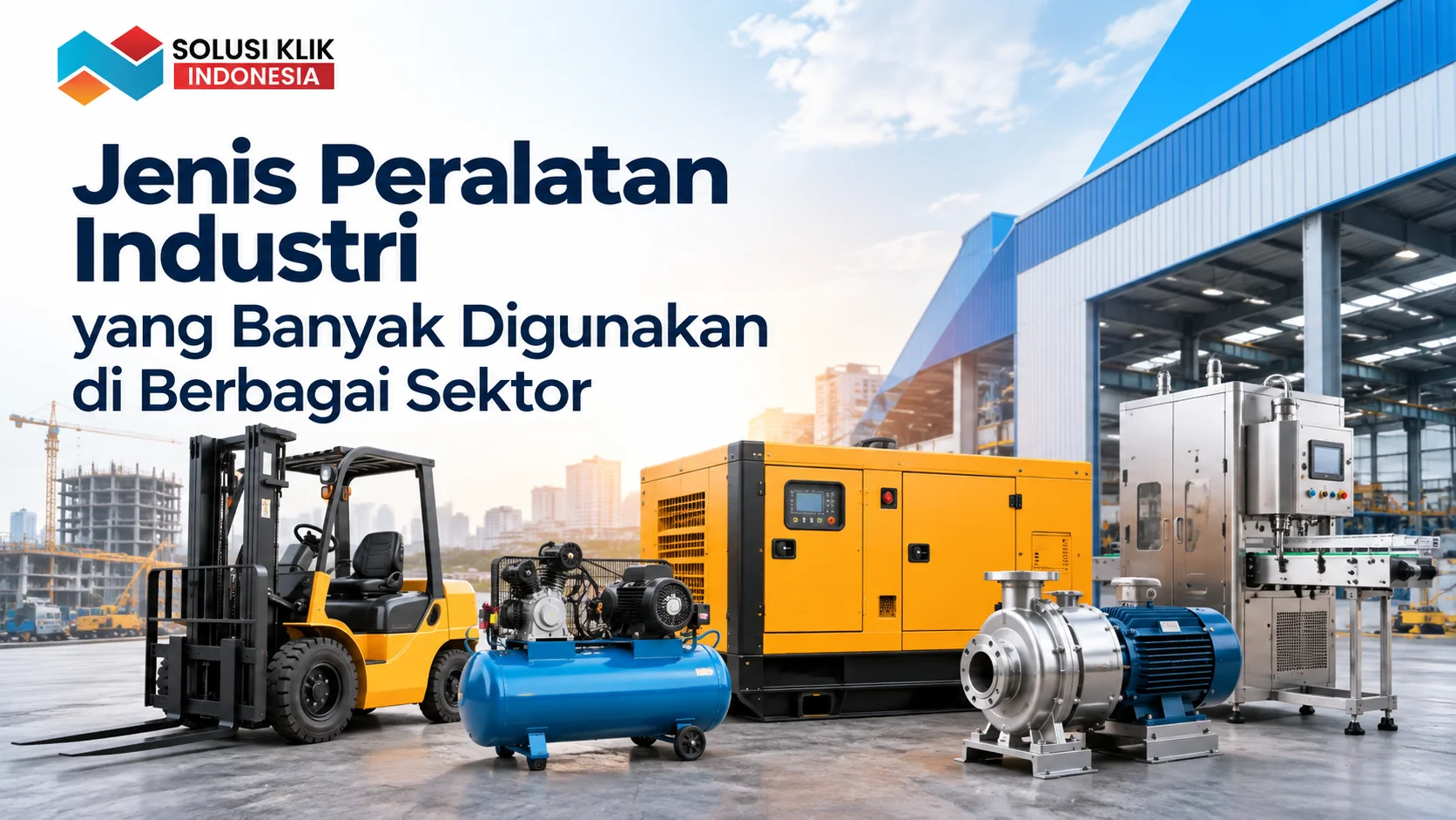 Jenis peralatan industri yang banyak digunakan di berbagai sektor untuk peralatan industri pengadaan pemerintah.